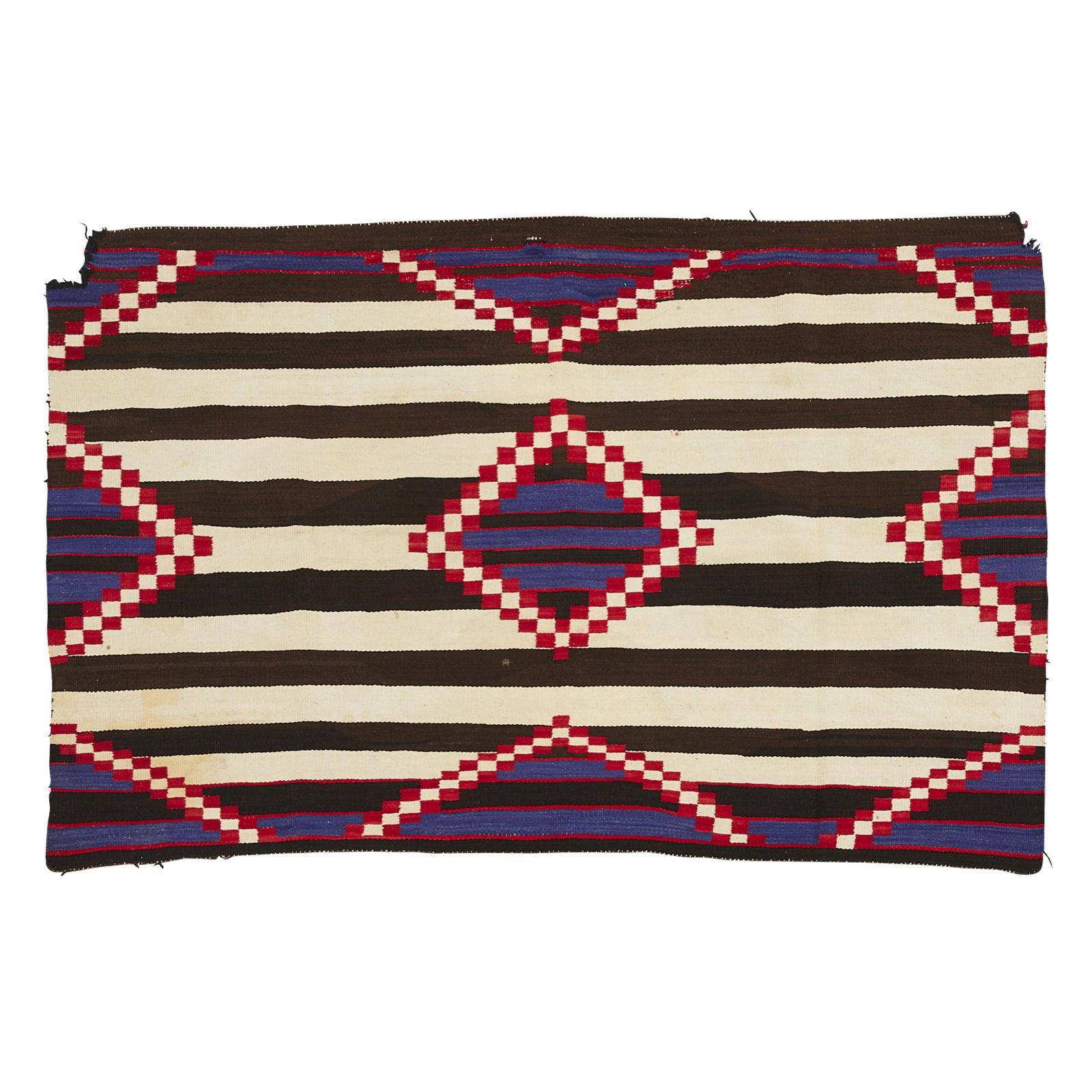 20th c. Navajo Chief's Revival Blanket 6' x 4' (1 of 10)