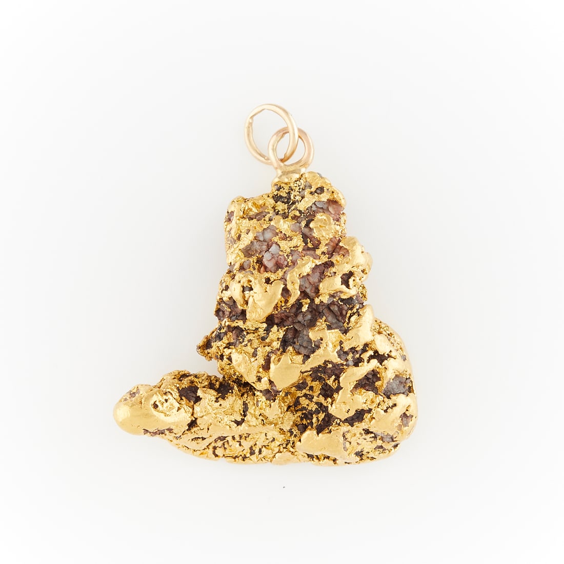 Large Gold Nugget Form Pendant (1 of 5)