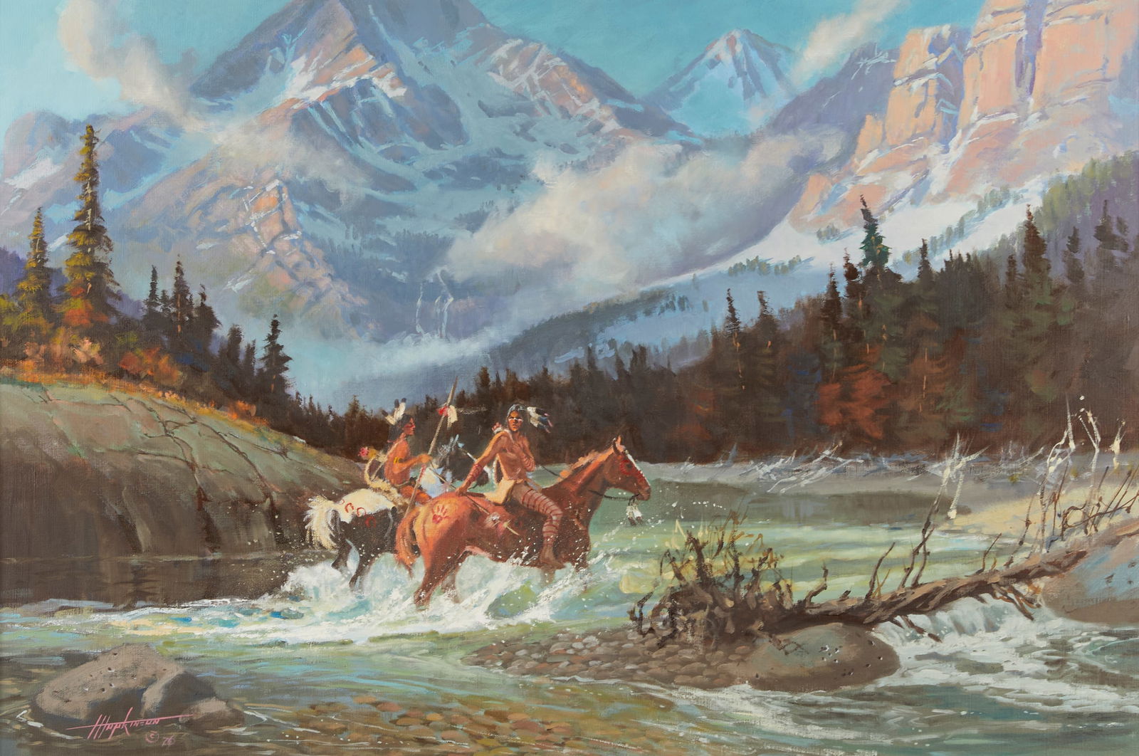 Harold Hopkinson "The Last Light" Painting (1 of 7)