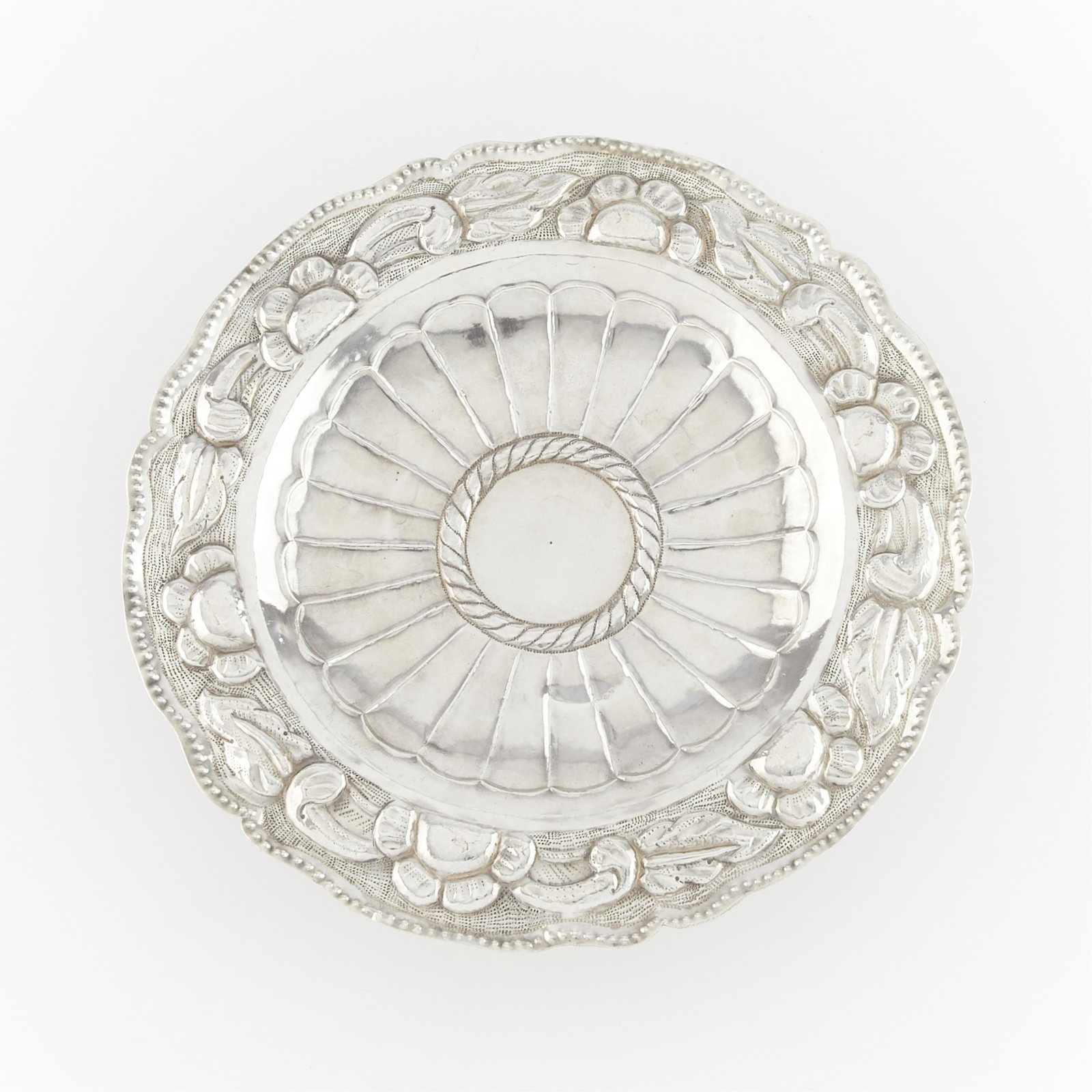Peruvian Sterling Silver Platter 16.73 ozt (1 of 6)