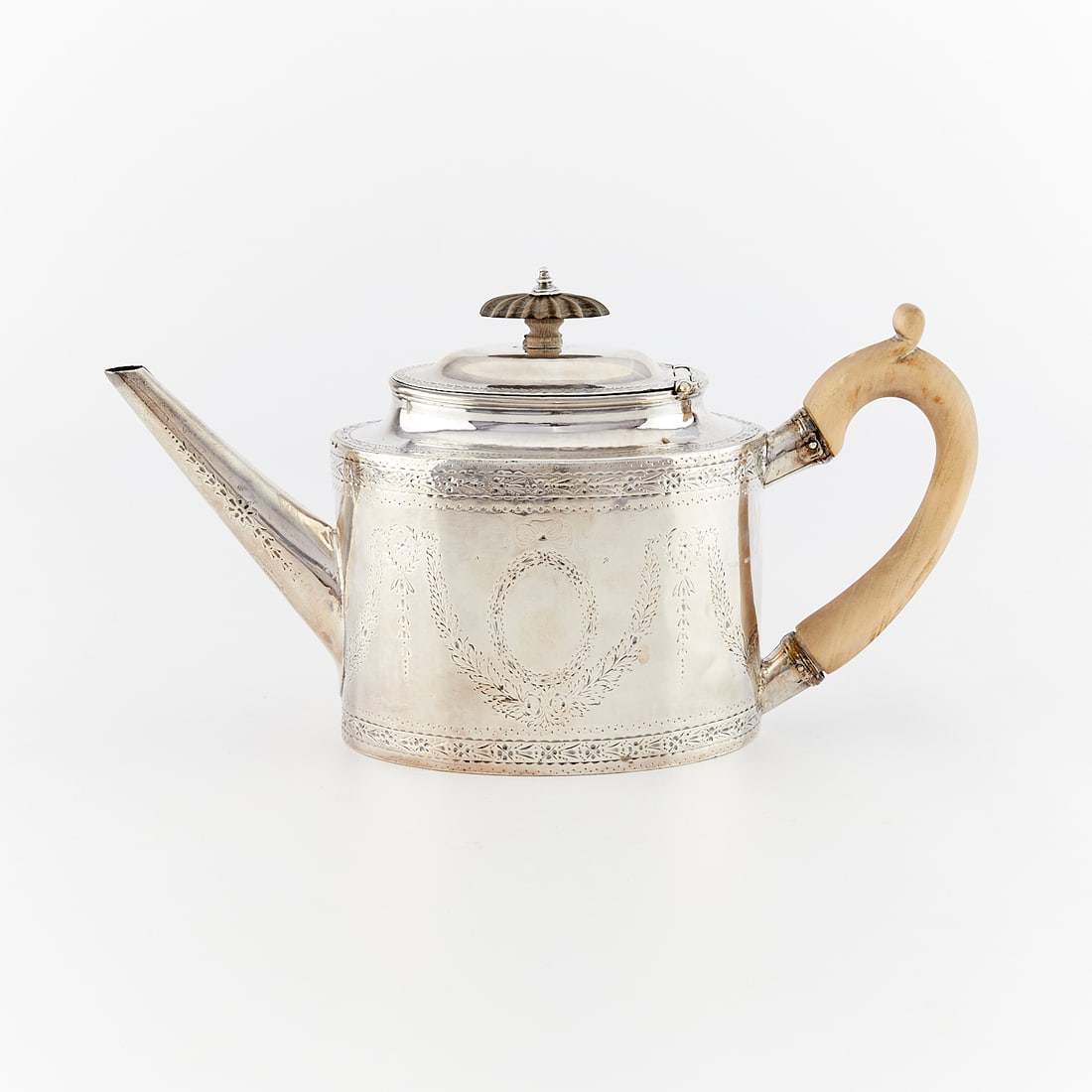 1821 Sterling Silver English Teapot 11.08 ozt (1 of 11)