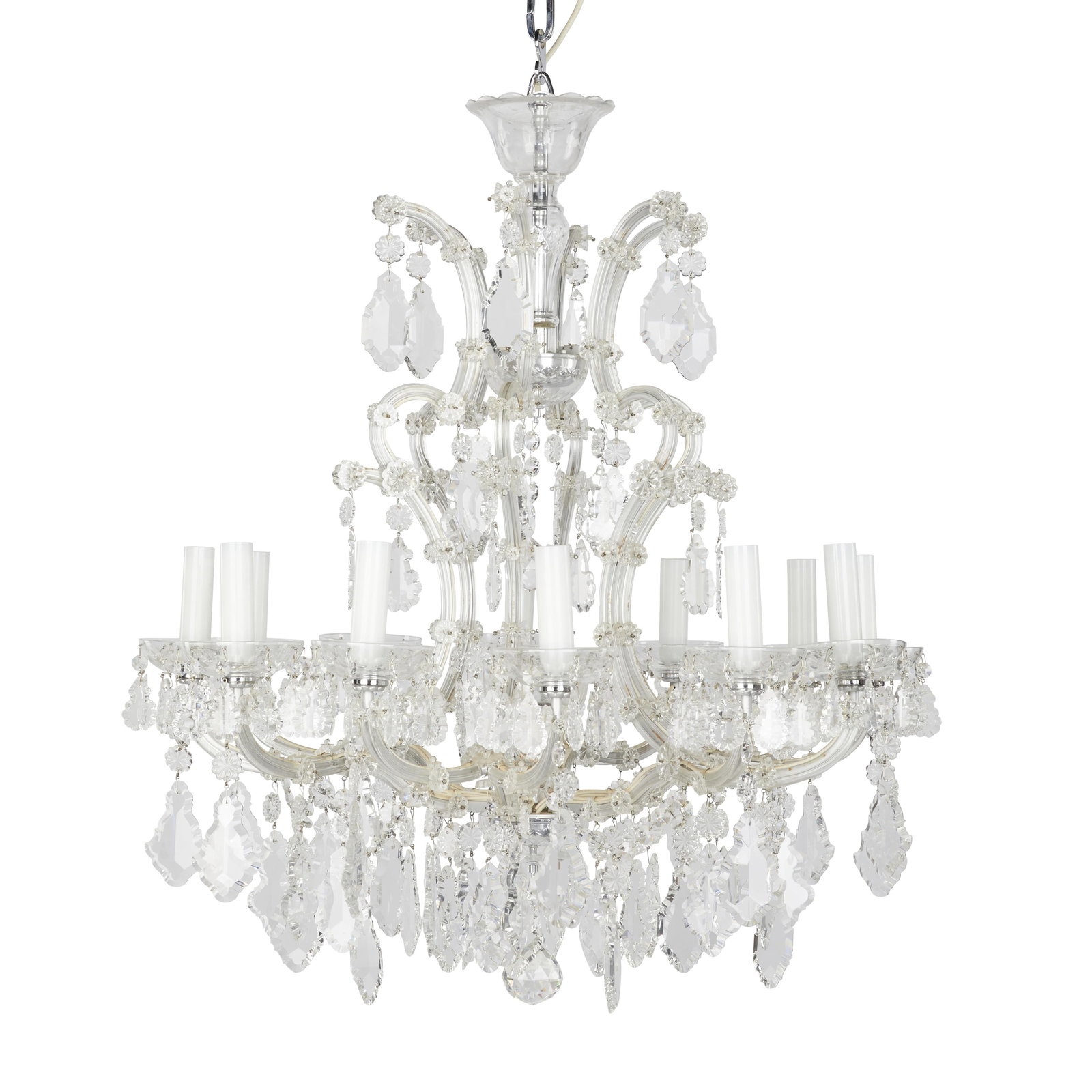Maria Theresa Style Cut Crystal Chandelier (1 of 17)