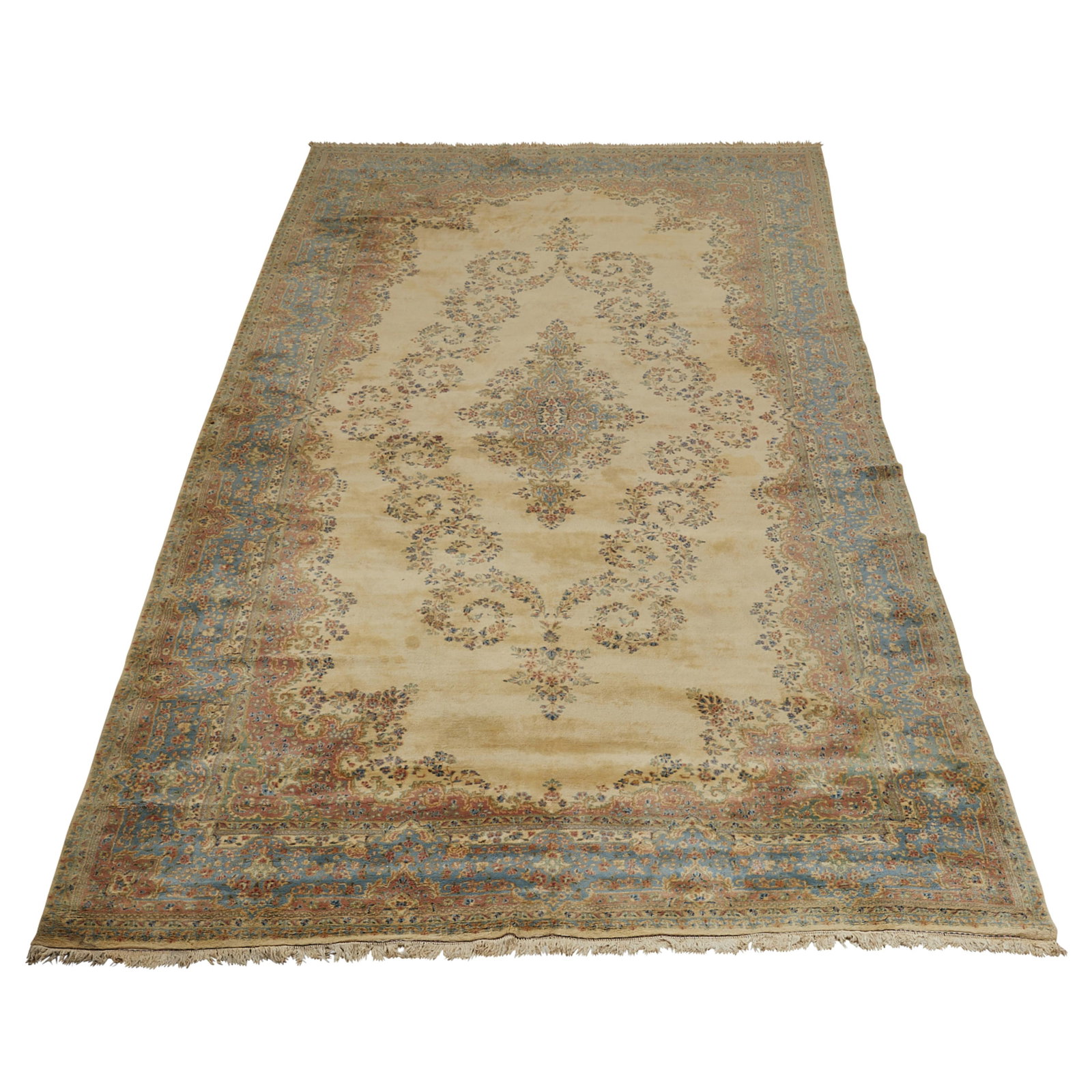 Palace Size Persian Kerman Rug 23'9" x 11'9" (1 of 12)