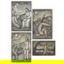 4 Georges Roualt "Passion" Wood Engravings 1939