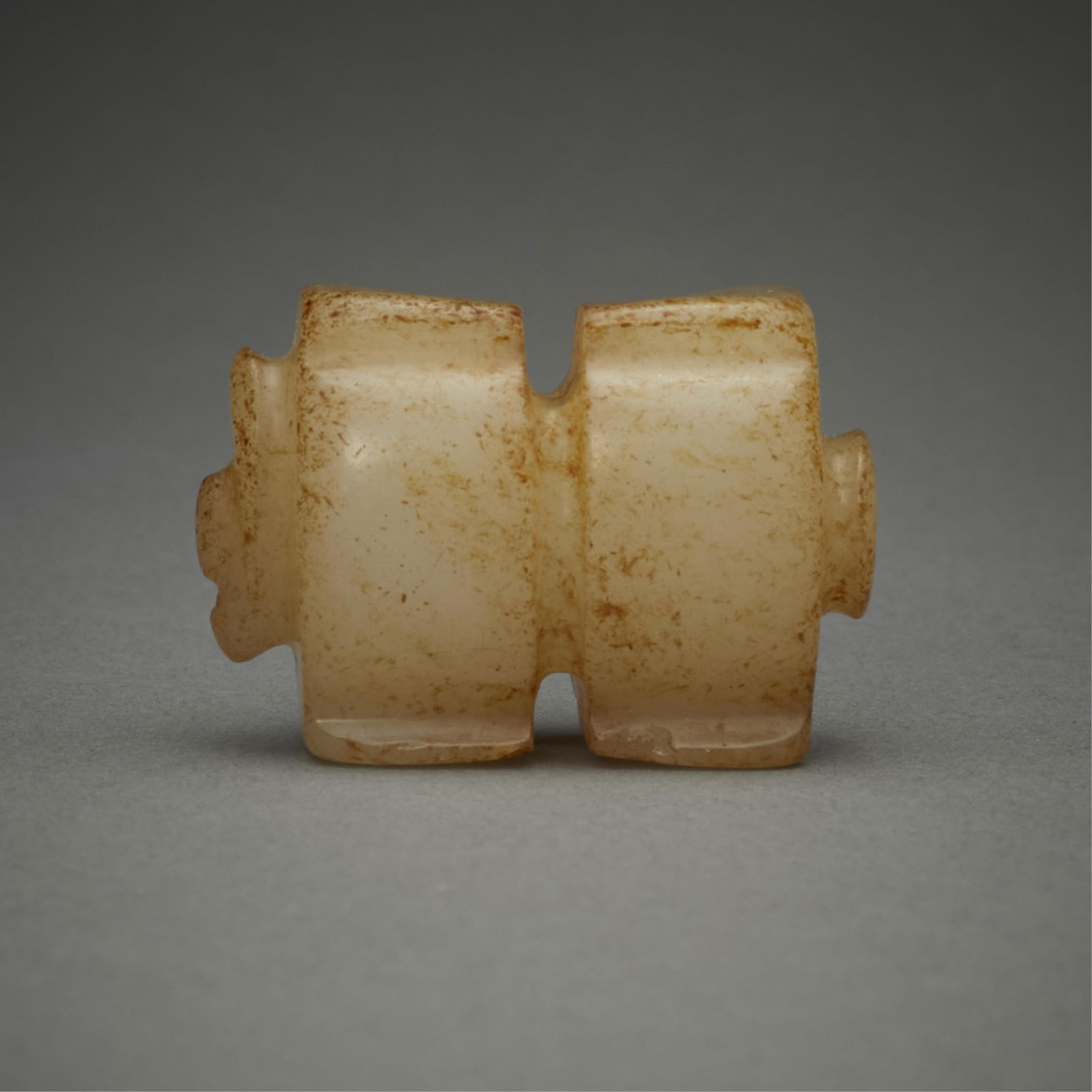 Chinese Carved Russet Jade Bead (1 of 11)