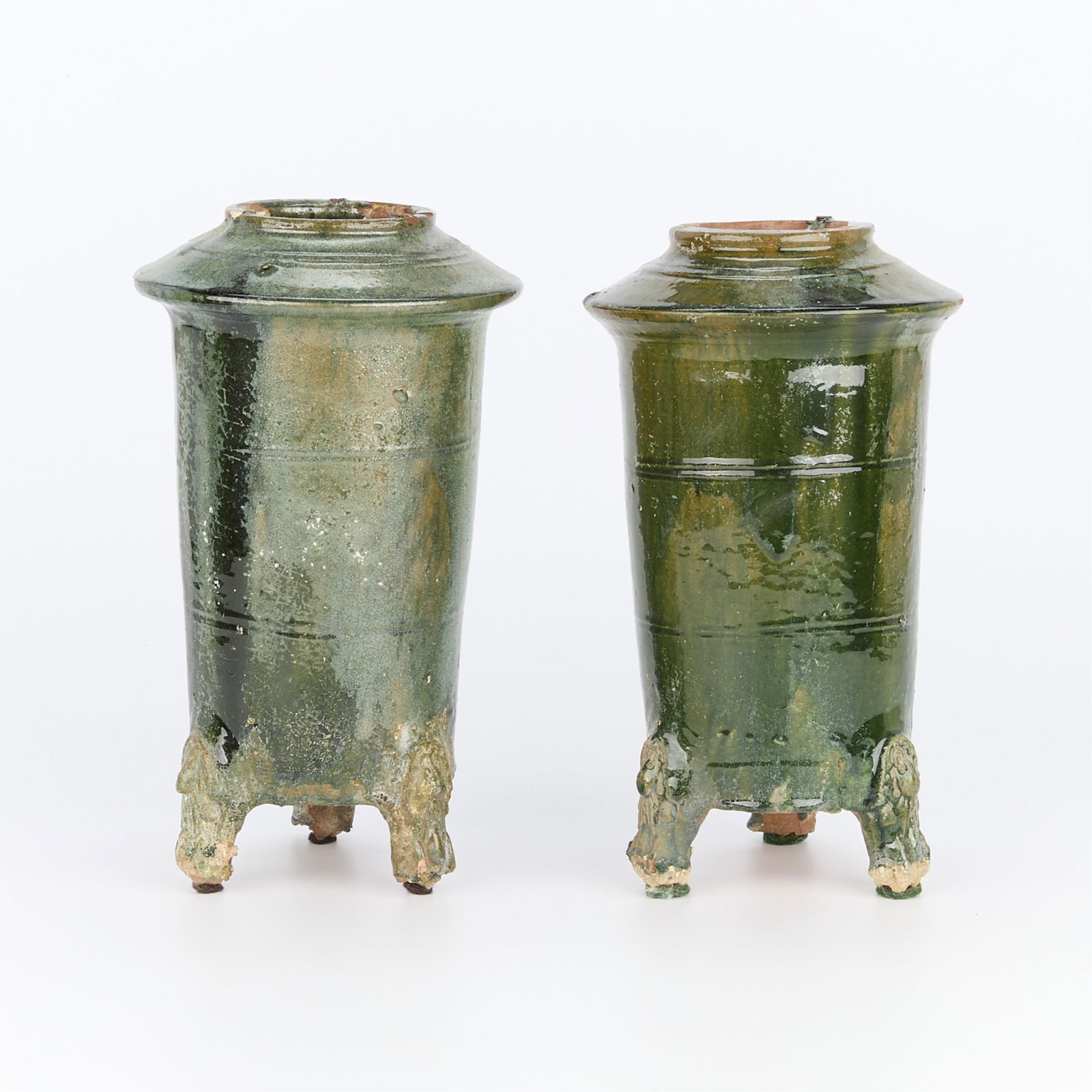 Pr Chinese Han Tripod Ceramic Rice Granary Vessels (1 of 15)