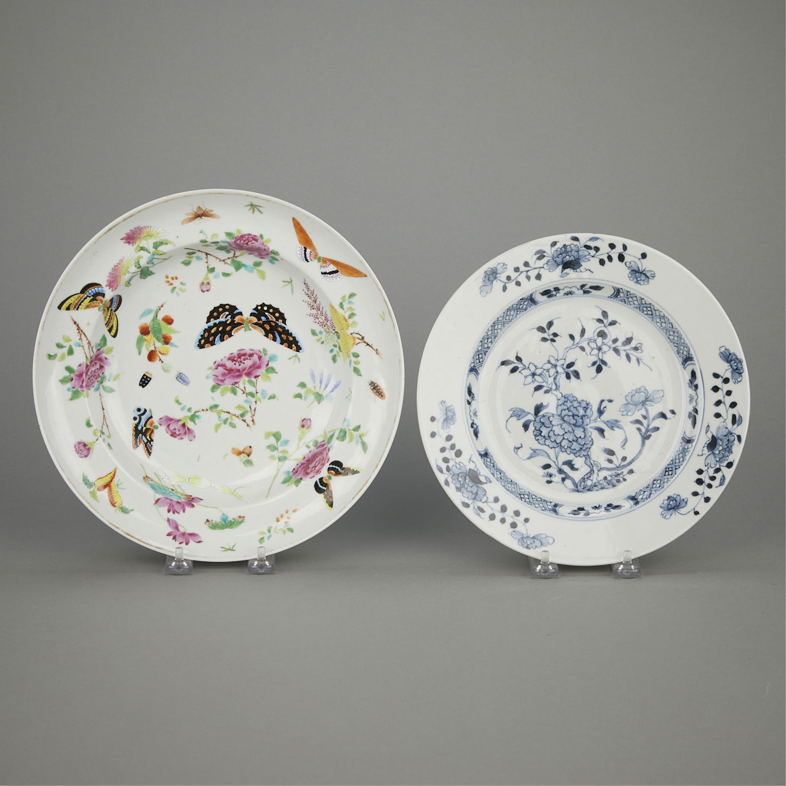 2 18th-19th c. Chinese Porcelain Plates (1 of 10)