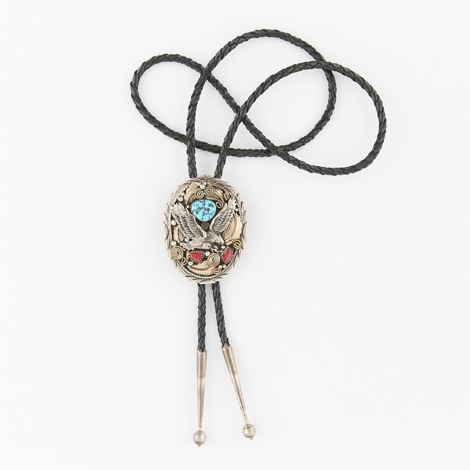 Allan Chee Navajo Sterling Bolo Tie (1 of 8)