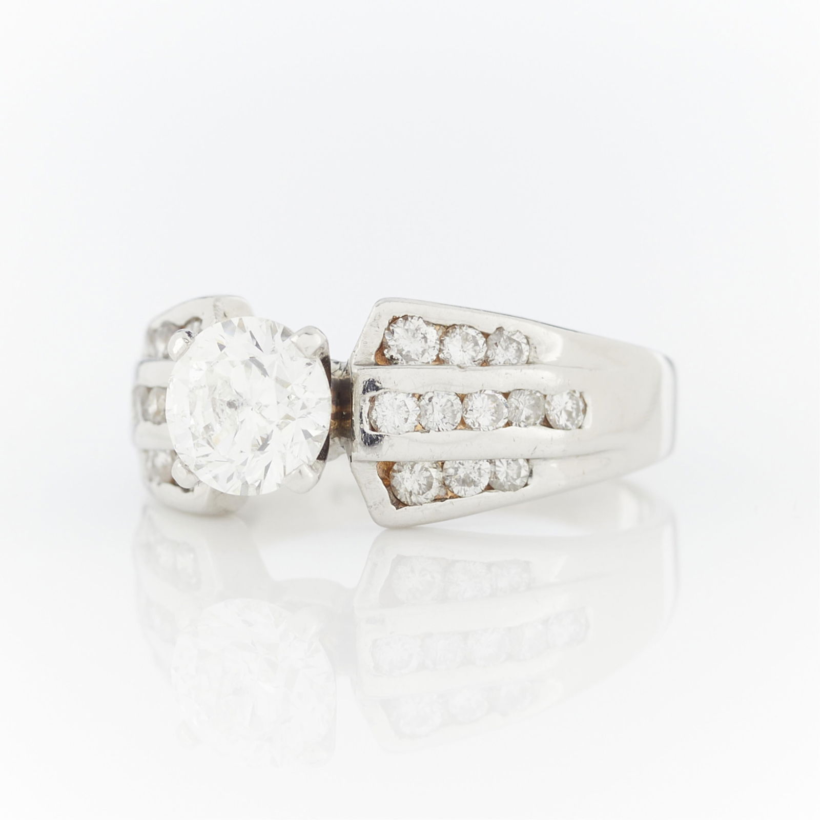 14k White Gold & Diamond Ring (1 of 11)