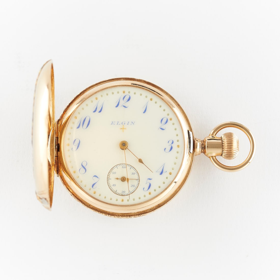Elgin 14k Multi Gold Pocket Watch (1 of 9)