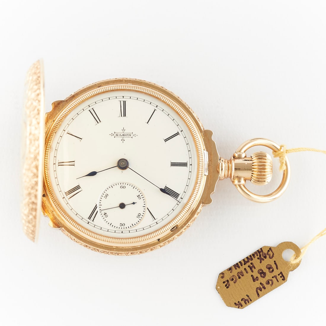 Elgin 14k Gold Hunter Pocket Watch (1 of 7)