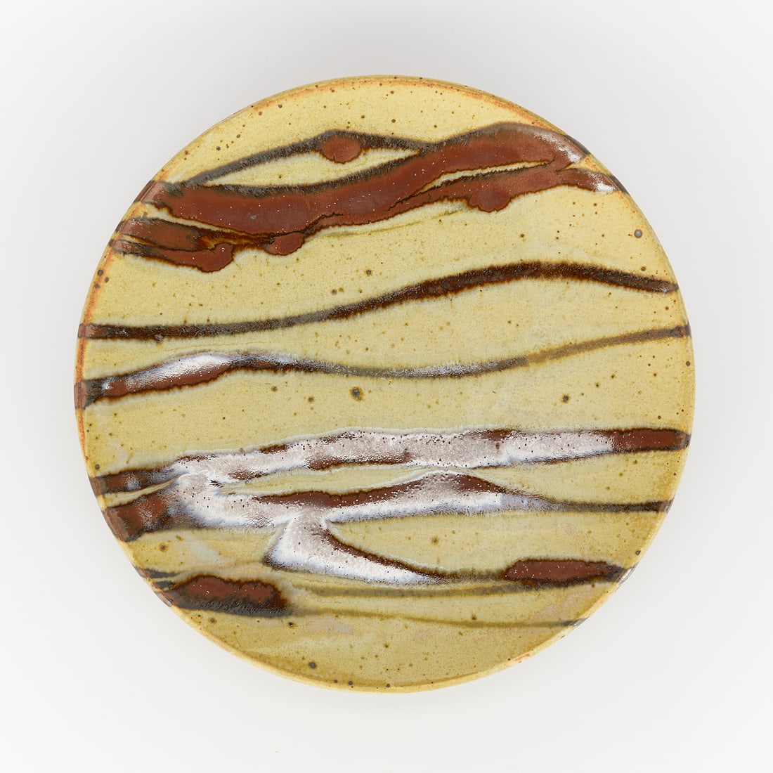 Large Warren Mackenzie Ceramic Platter - Marked (1 of 9)