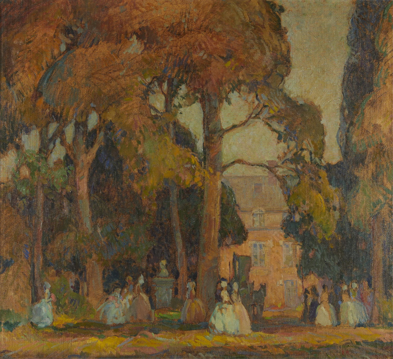Frank Harmon Myers "Gardens of Fontainebleau" (1 of 8)