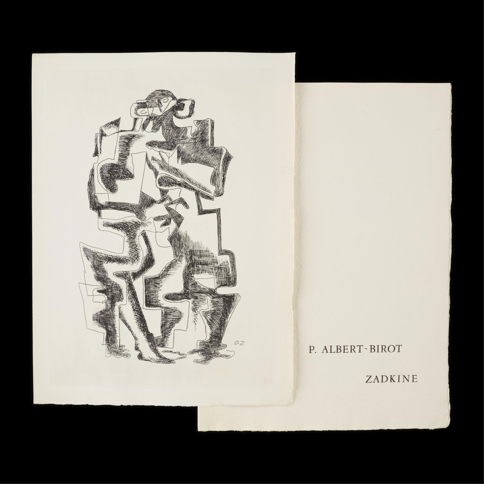 Ossip Zadkine "Capital" Print w/ Poem (1 of 10)