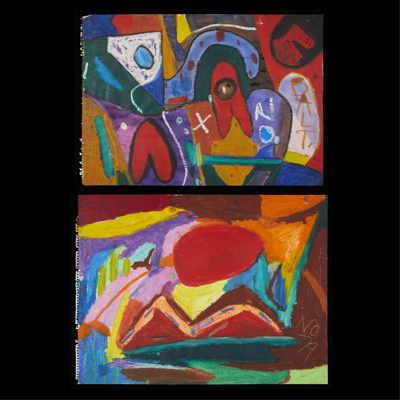 2 Norris Embry Mixed Media Paintings (1 of 13)