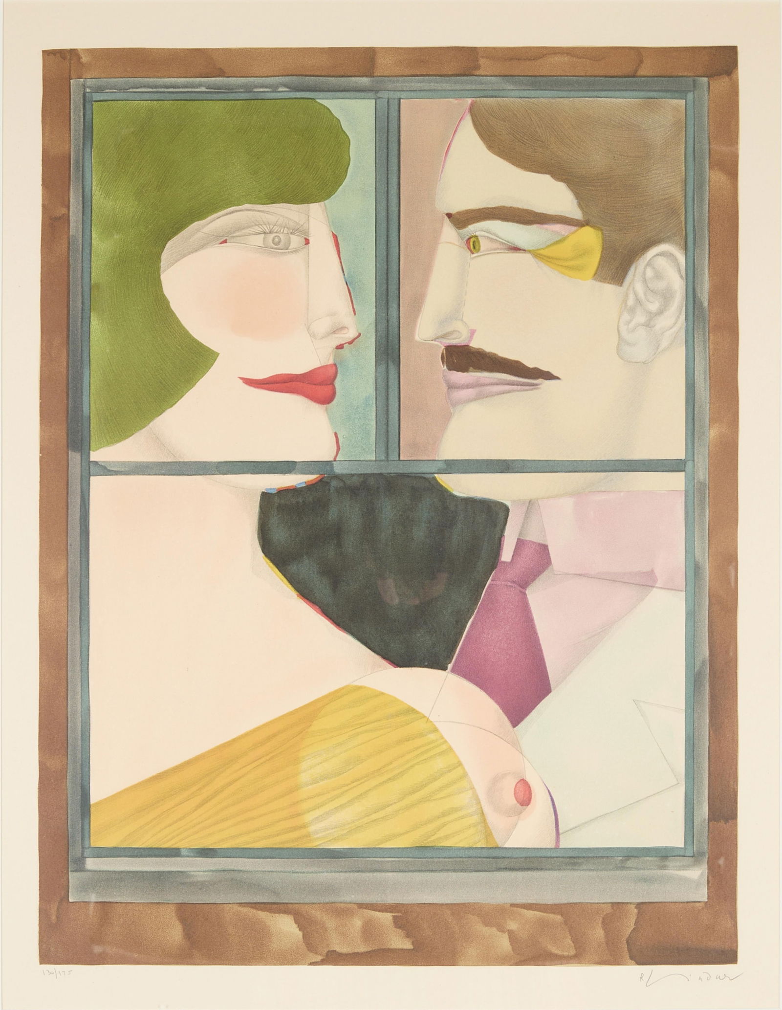 Richard Lindner "Washington Holiday" Lithograph (1 of 8)