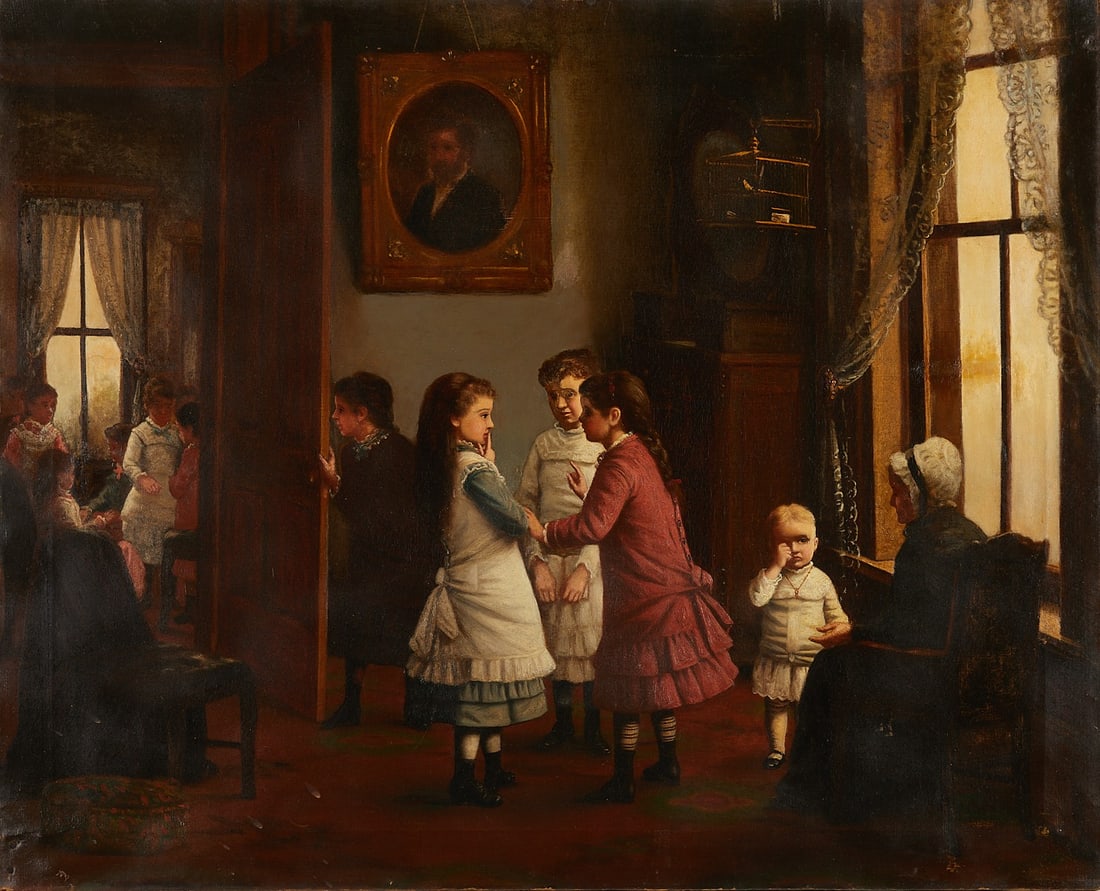 B.S. Hays Genre Painting with Children (1 of 11)