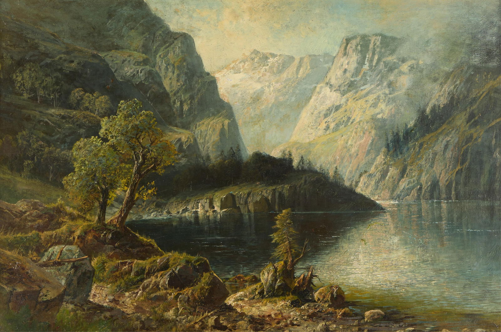 Carl Philipp Webber Western Mountain Painting (1 of 5)