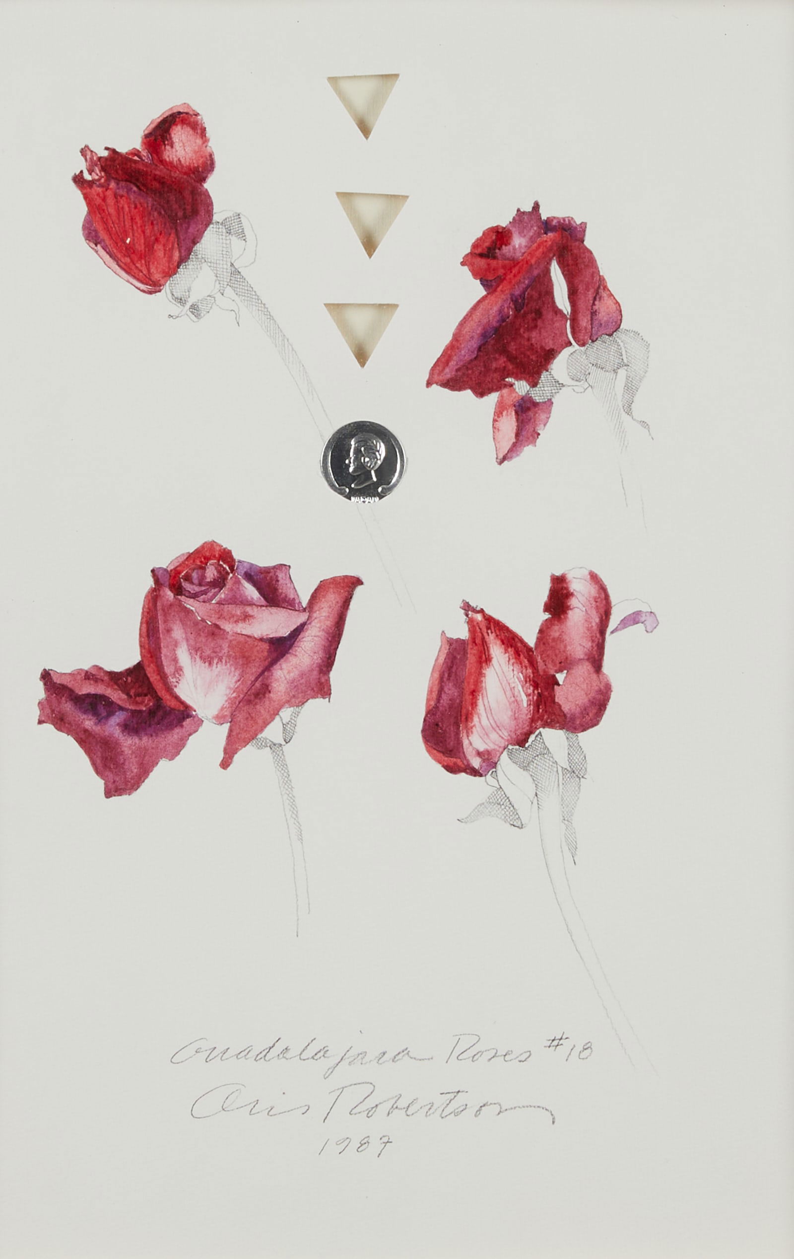 Oris Robertson "Guadalajara Roses #18" Mixed Media (1 of 5)