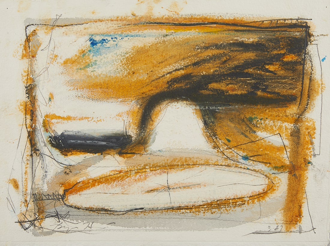 Bryan Hunt "Bell" Mixed Media 1987 (1 of 8)