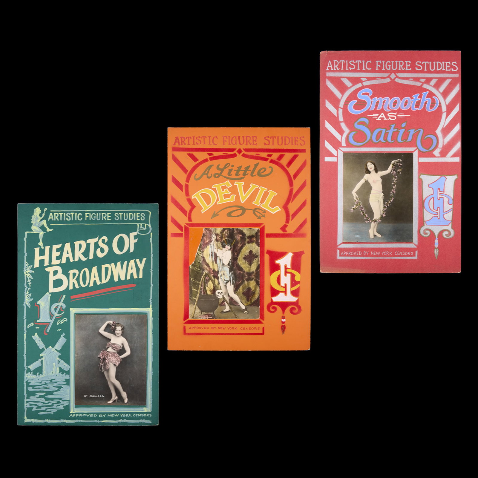 3 Mutascope Peep Show Advertisements (1 of 10)