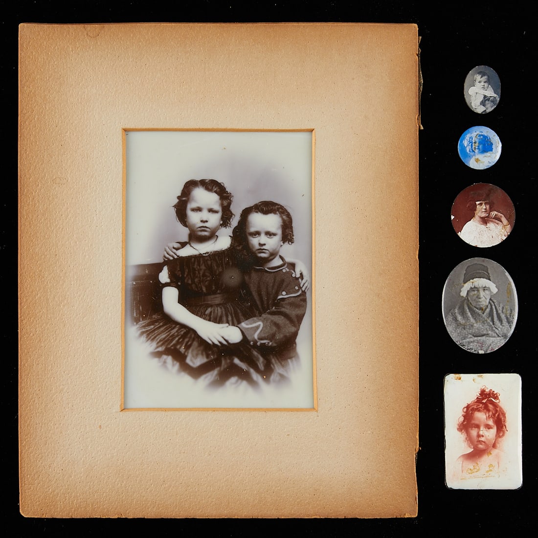 6 Enamel Covered, Tin, & Milk Glass Photographs (1 of 10)