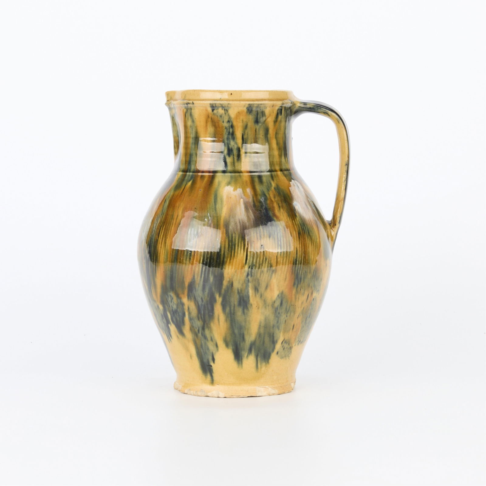 19th c. Shenandoah Valley Virginia Ceramic Pitcher (1 of 9)