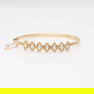 14k Yellow Gold & Opal Bangle