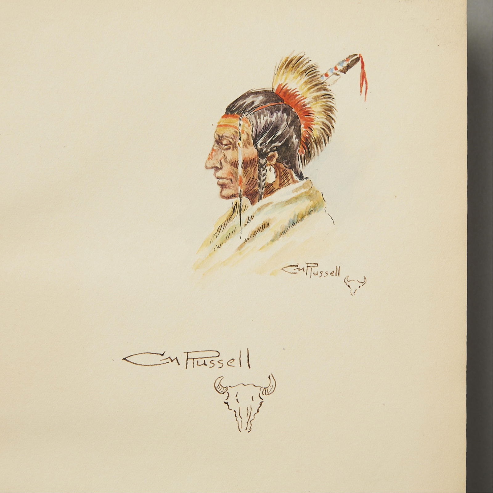 Poss. Eugene Field II Painting in "N.A. Indians" (1 of 20)