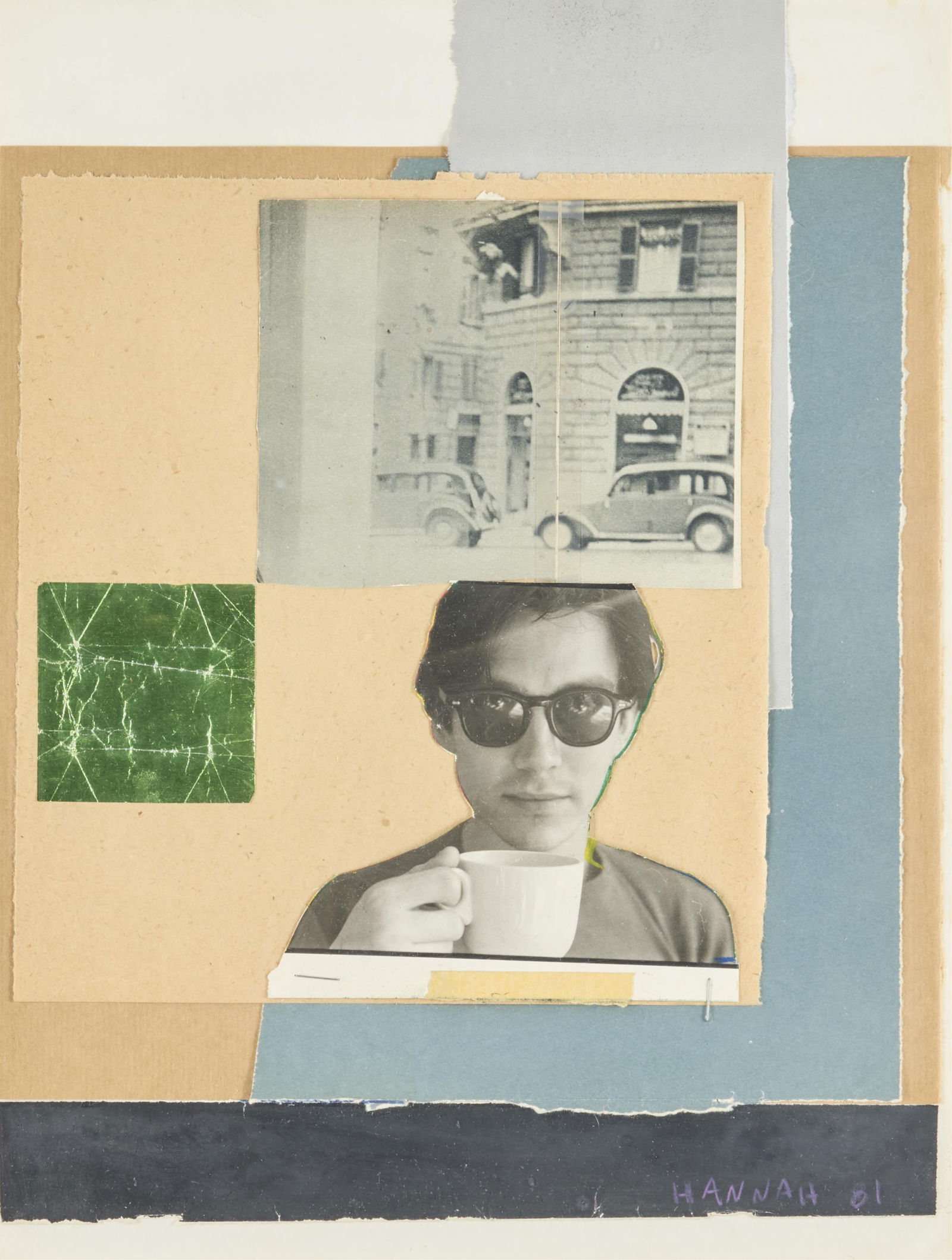 Duncan Hannah Mixed Media Collage 1981 (1 of 5)