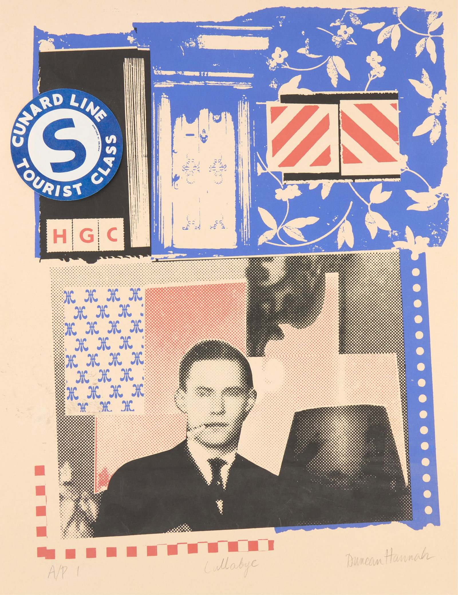 Duncan Hannah "Lullaby" Mixed Media Collage (1 of 7)