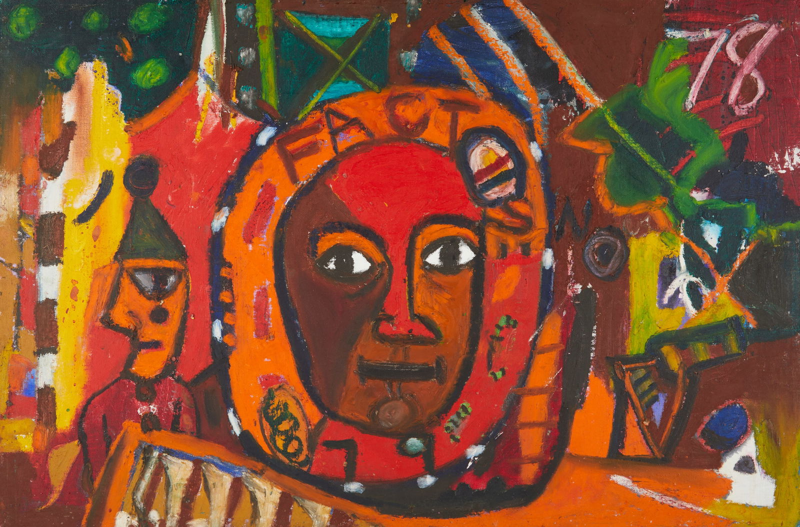 Norris Embry Abstract Painting 1978 (1 of 7)