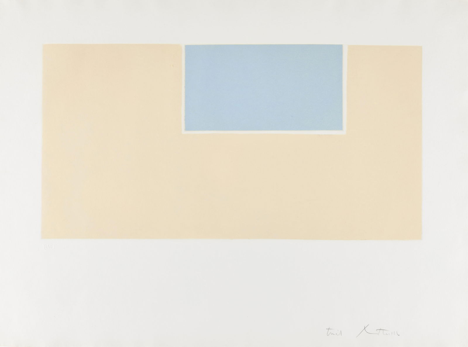 Robert Motherwell "White 14-15" Trial Proof (1 of 6)