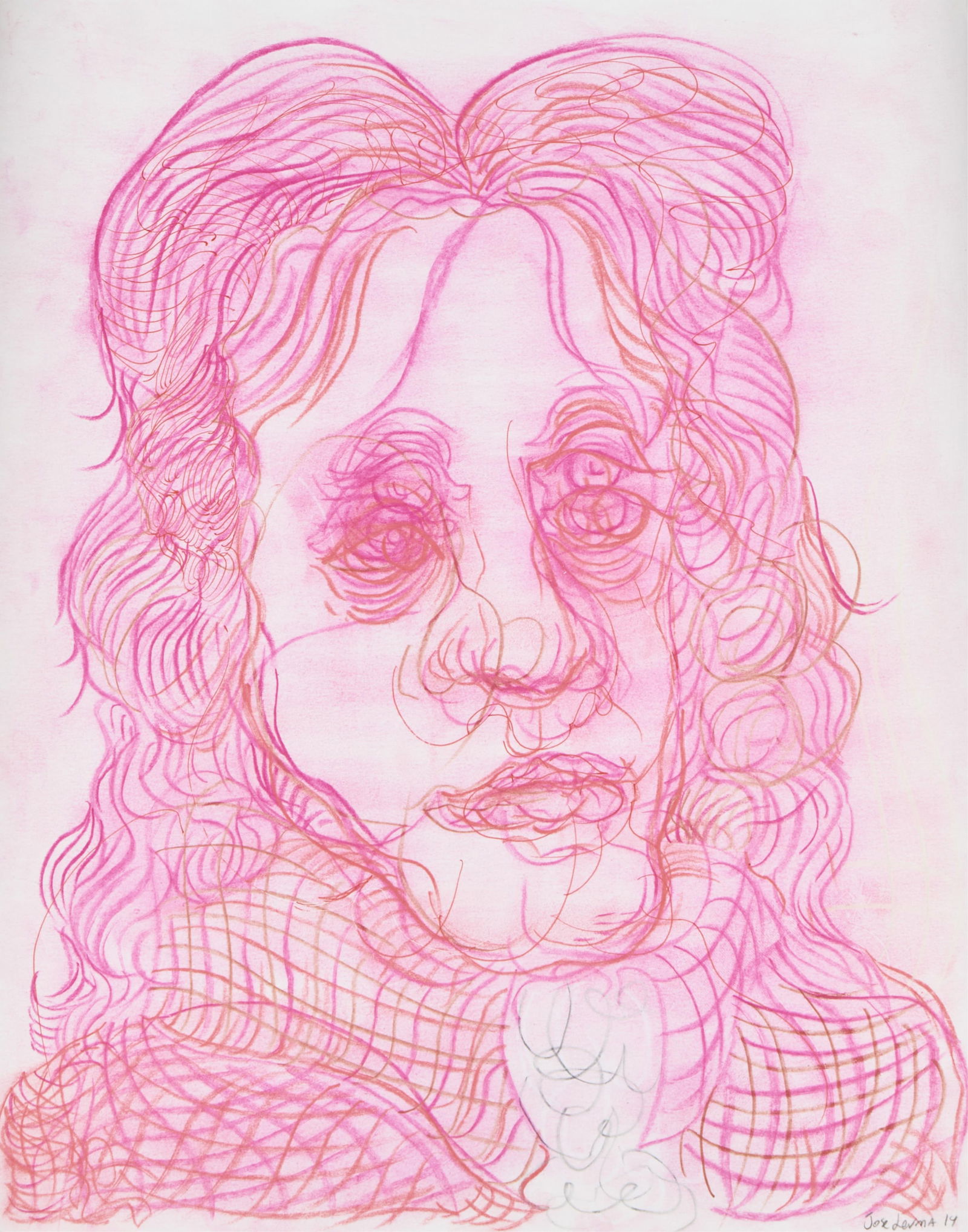 Jose Lerma "St. Just in Red" Drawing 2014 (1 of 5)