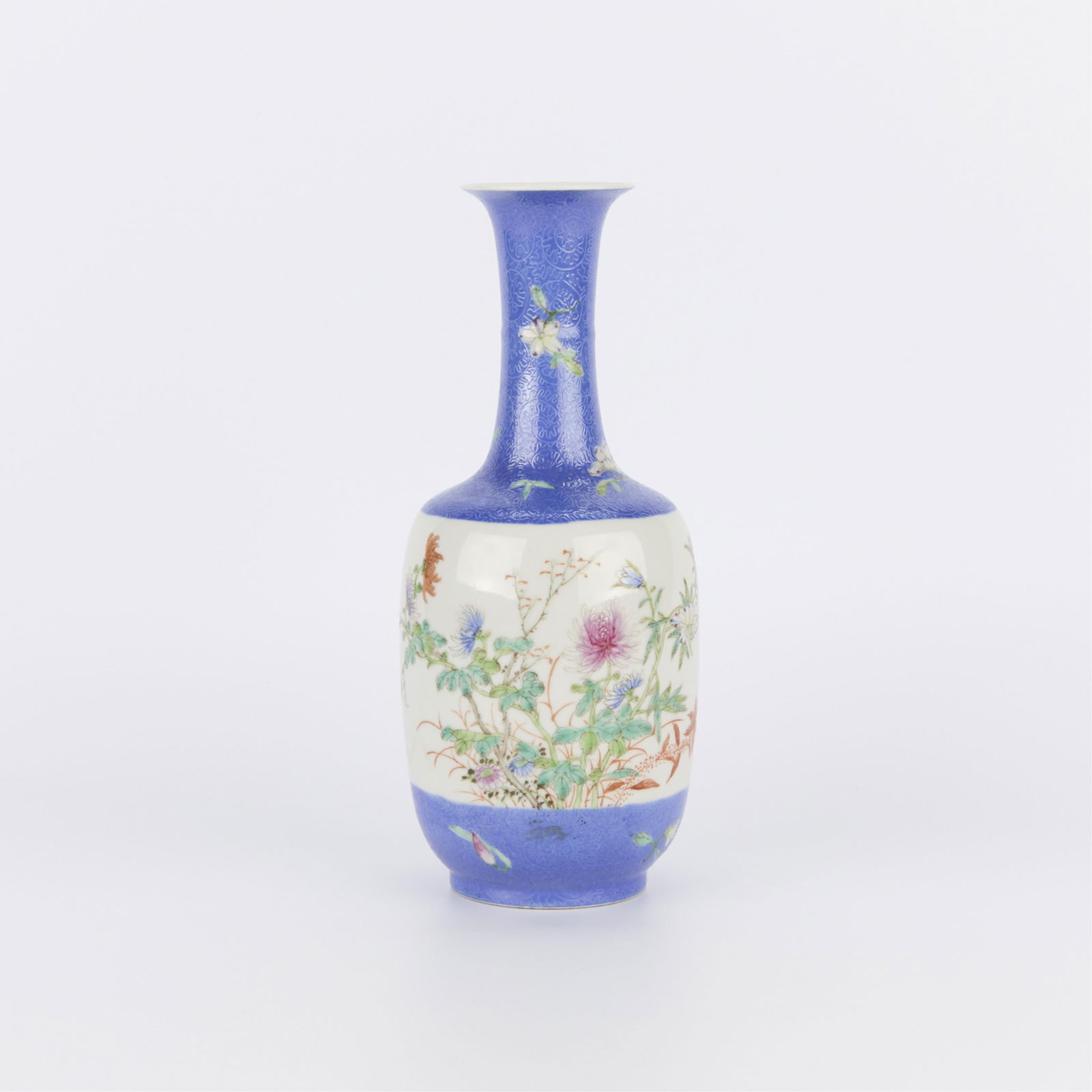 19th-20th c. Chinese Famille Rose Porcelain Vase (1 of 4)