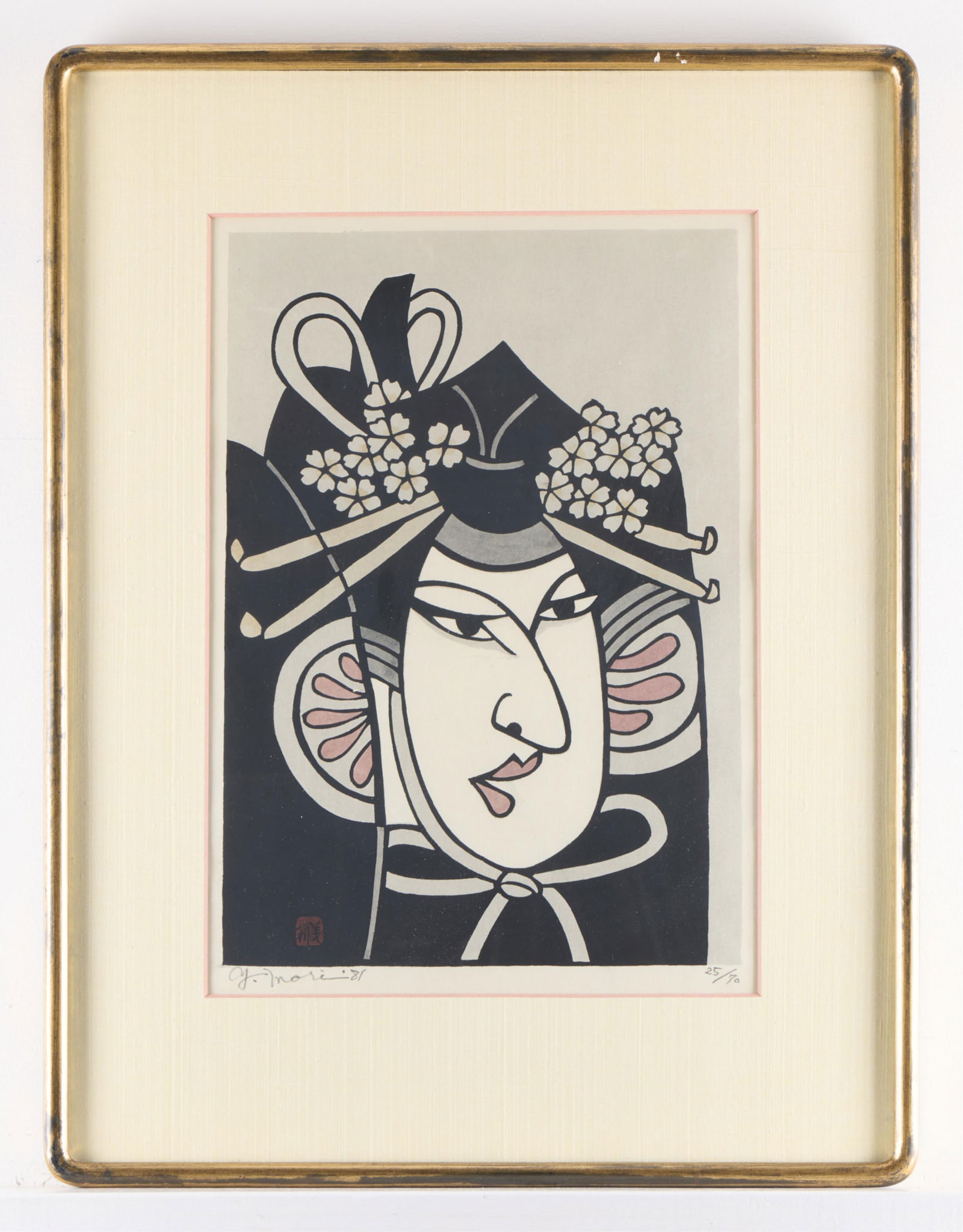 Yoshitoshi Mori "Shibaraku Actor" Kappazuri Print (1 of 5)