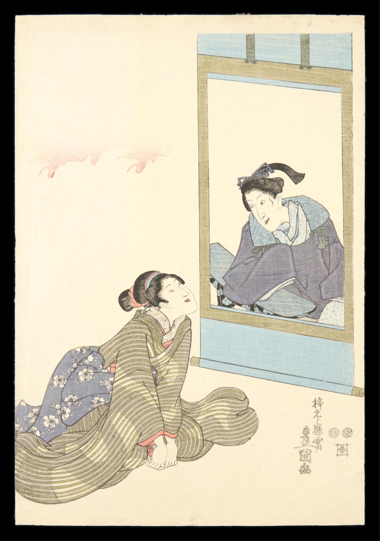 Kunisada Shini-e Woodblock for Iwai Tojaku I (1 of 3)