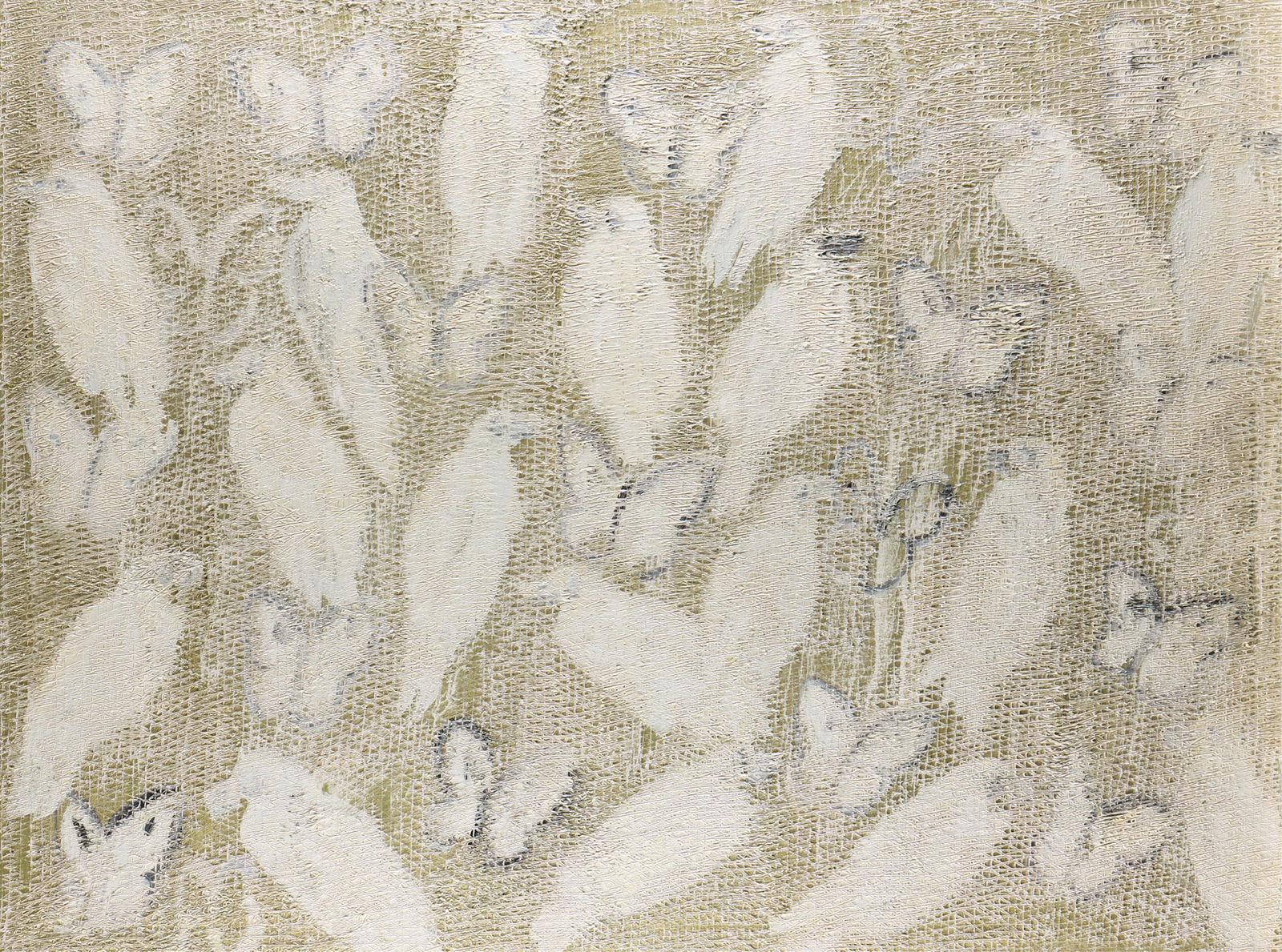 Hunt Slonem "Peace Plan 7" Painting 2013 (1 of 7)