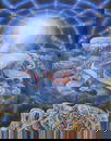 Alex Grey "The Soul Finds It's Way" Painting 2001