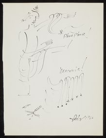 Irene Pereira "Phosphor, Mercurius!" Drawing