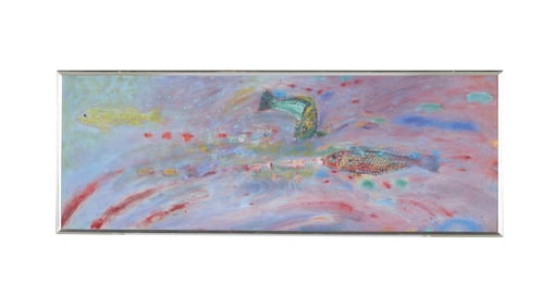 Arthur Okamura "French Grunt, Wrasse" Painting
