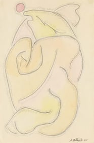 Abraham Walkowitz Abstract Painting 1915