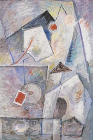 John Von Wicht "Prelude" Abstract Painting