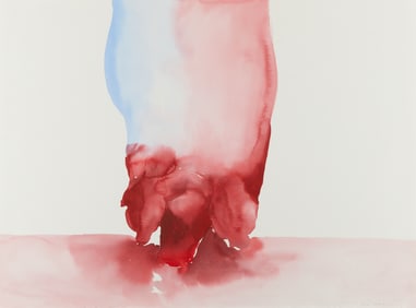 Megan Rye "Pig 16" Gouache Painting 2009