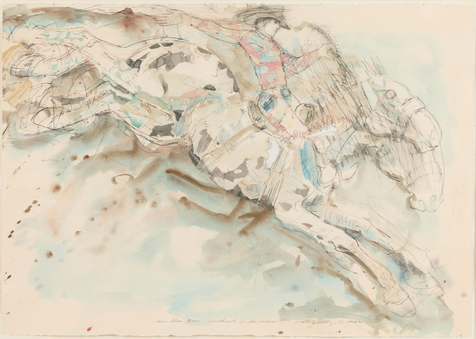 Walter Piehl Jr "Sweetheart of the Rodeo" Painting (1 of 5)