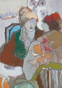 Itzchak Tarkay "Winter Afternoon" Lithograph