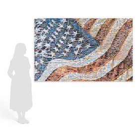 Robert Silvers "American Flag" Photomosaic 2004