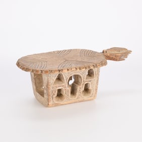 African Bozo Mali Wooden "Nupe" Stool