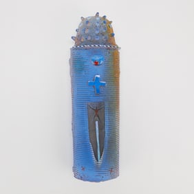 Bertil Vallien Kosta Boda Glass Sculpture