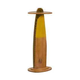 Vintage Wooden Hartzell Propeller Blade Side Table